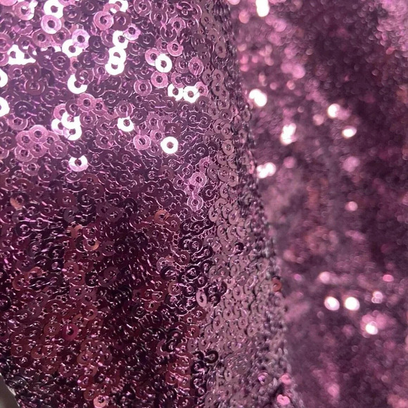 Francesca’s Miami Purple Sequin Long Sleeve Party Dress NWT Size S Cocktail - Picture 12 of 15